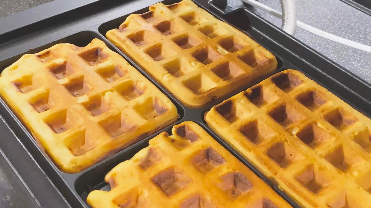 Идеальные дрожжевые вафли. Готовим дома # 136