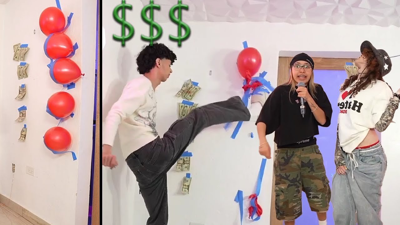 ALONDRA, RAI Y ALEX HACEN UNA COMPETENCIA 🎖️ DEL QUE EXPLOTE LOS GLOBOS🎈 SE GANAN DINERO 💵