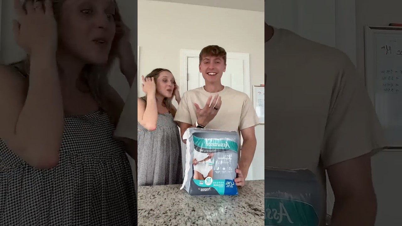 Men's diaper brand deal prank on husband 😂