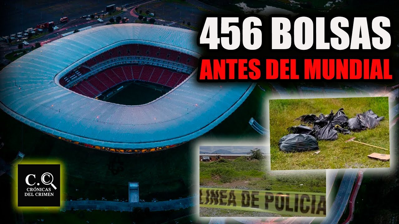 Horror a las puertas del Mundial 2026: 456 bolsas cerca del Estadio Akron (Jalisco)
