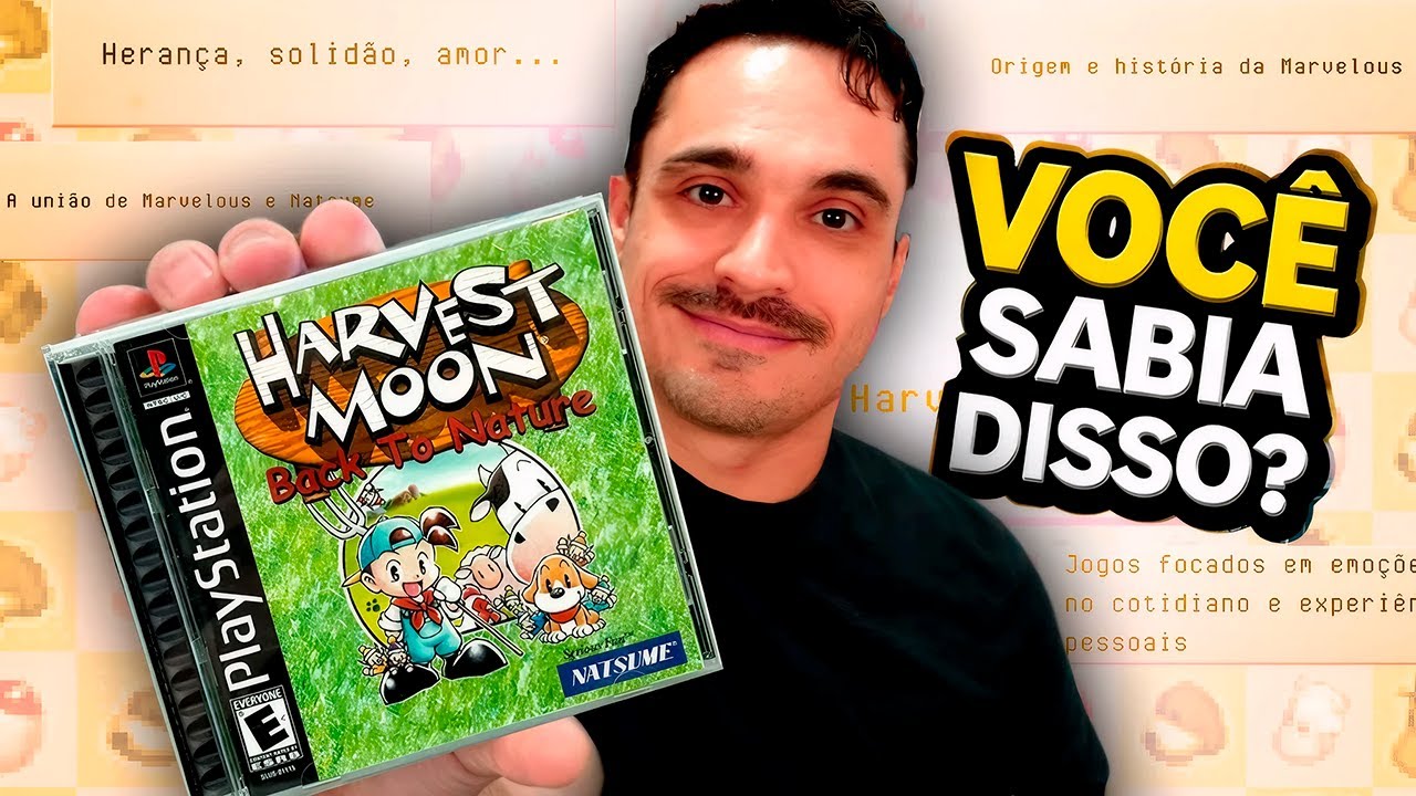 A História da Franquia Harvest Moon em Um Único Vídeo