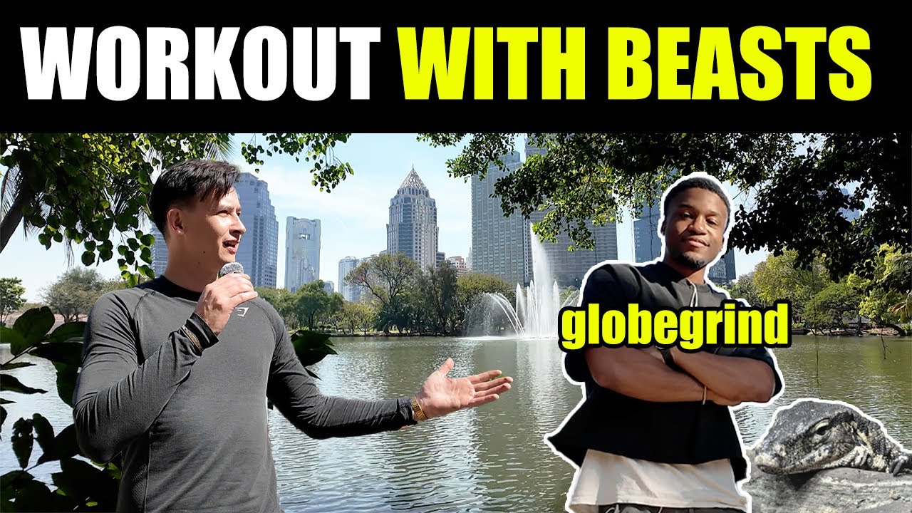 Lumphini Park Bangkok: Outdoor Gym & Giant Lizards! (ft. 