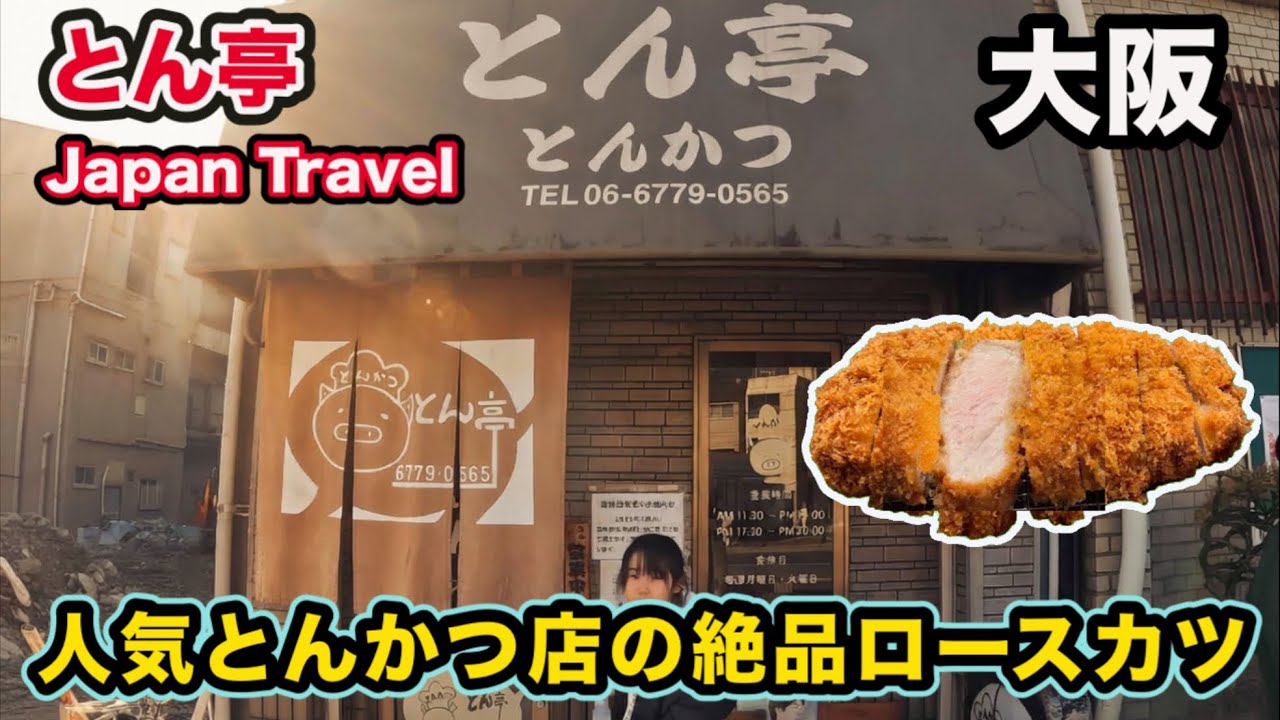  【とんかつ百名店】昭和レトロな老舗『とん亭』で絶品ロースカツ＆エビフライミックスを堪能❗️🐷粗めパン粉のサクサク食感と肉汁がヤバい！🍚🍤