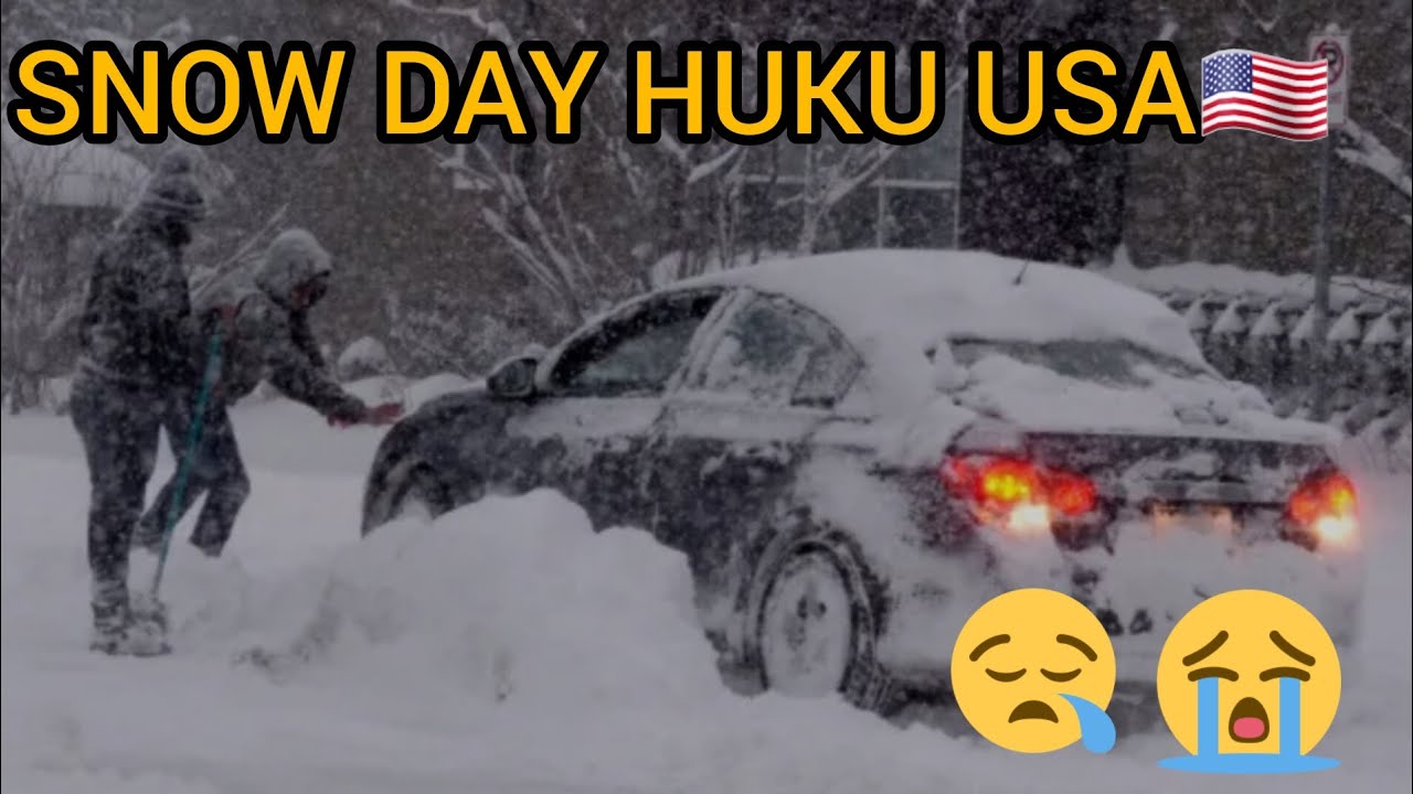 ❄️ SNOW DAY HUKU USA🇺🇸 😪😭KARIBU NIKWAME JOB