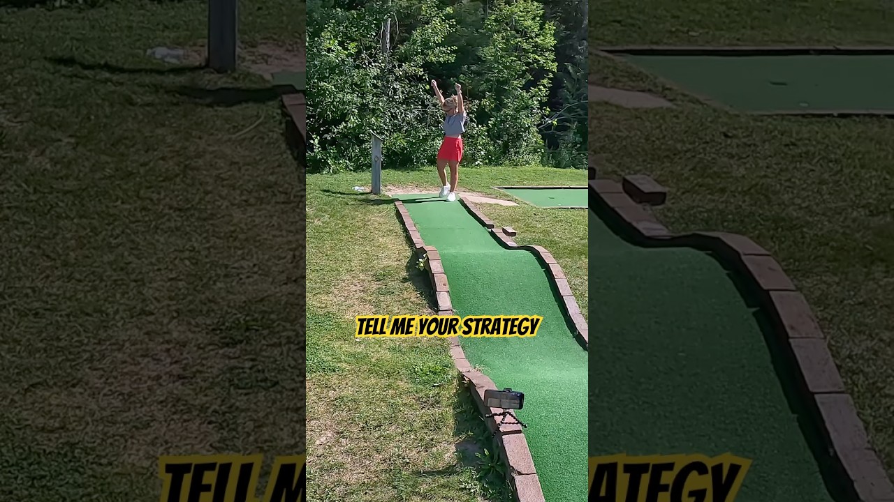 Our Mystery Spot fun continues with a round of mini golf #mysteryspot #stignace #minigolf #puttputt
