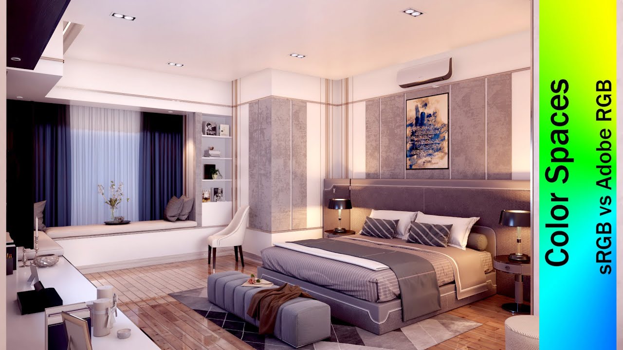 حل مشكة اختلاف اللون في الماكس / sRGB vs RGB