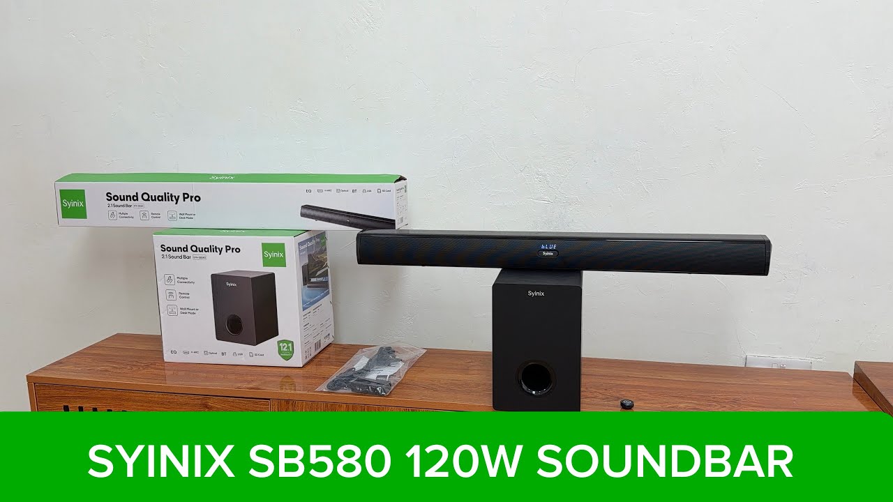 Обзор саундбара SYINIX SB580 мощностью 120 Вт.