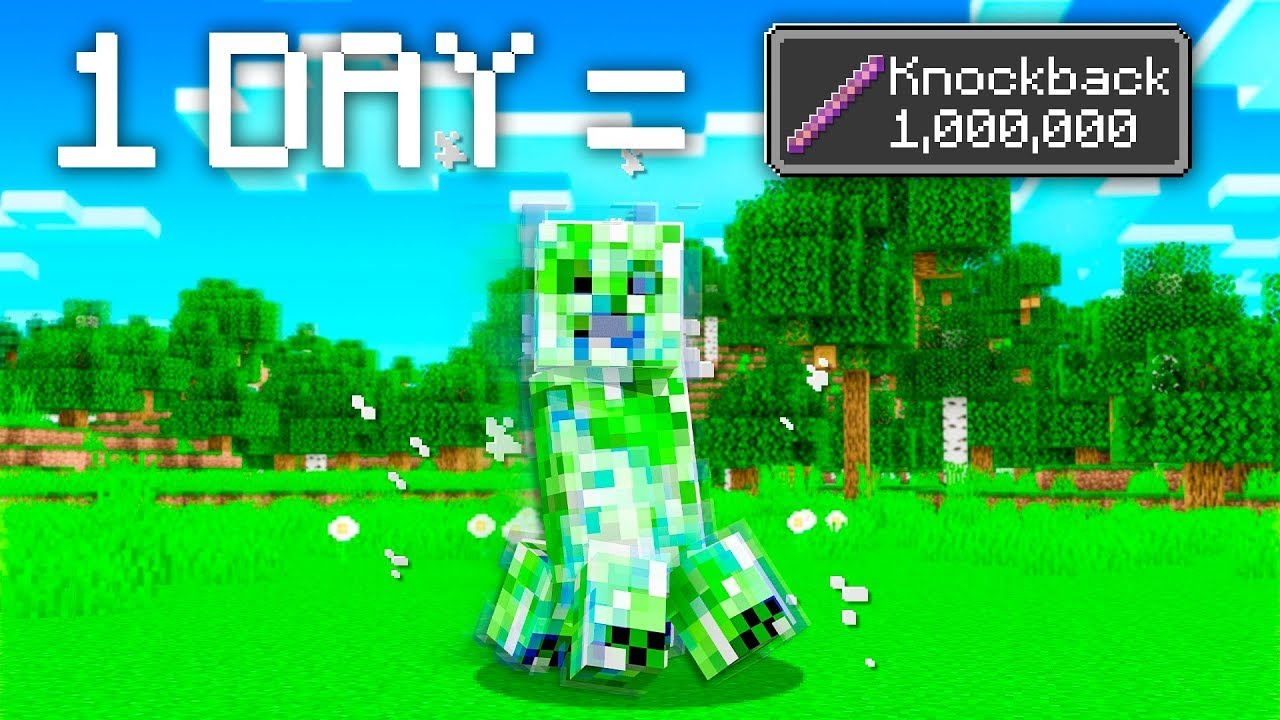Minecraft, But Knockback Increases..