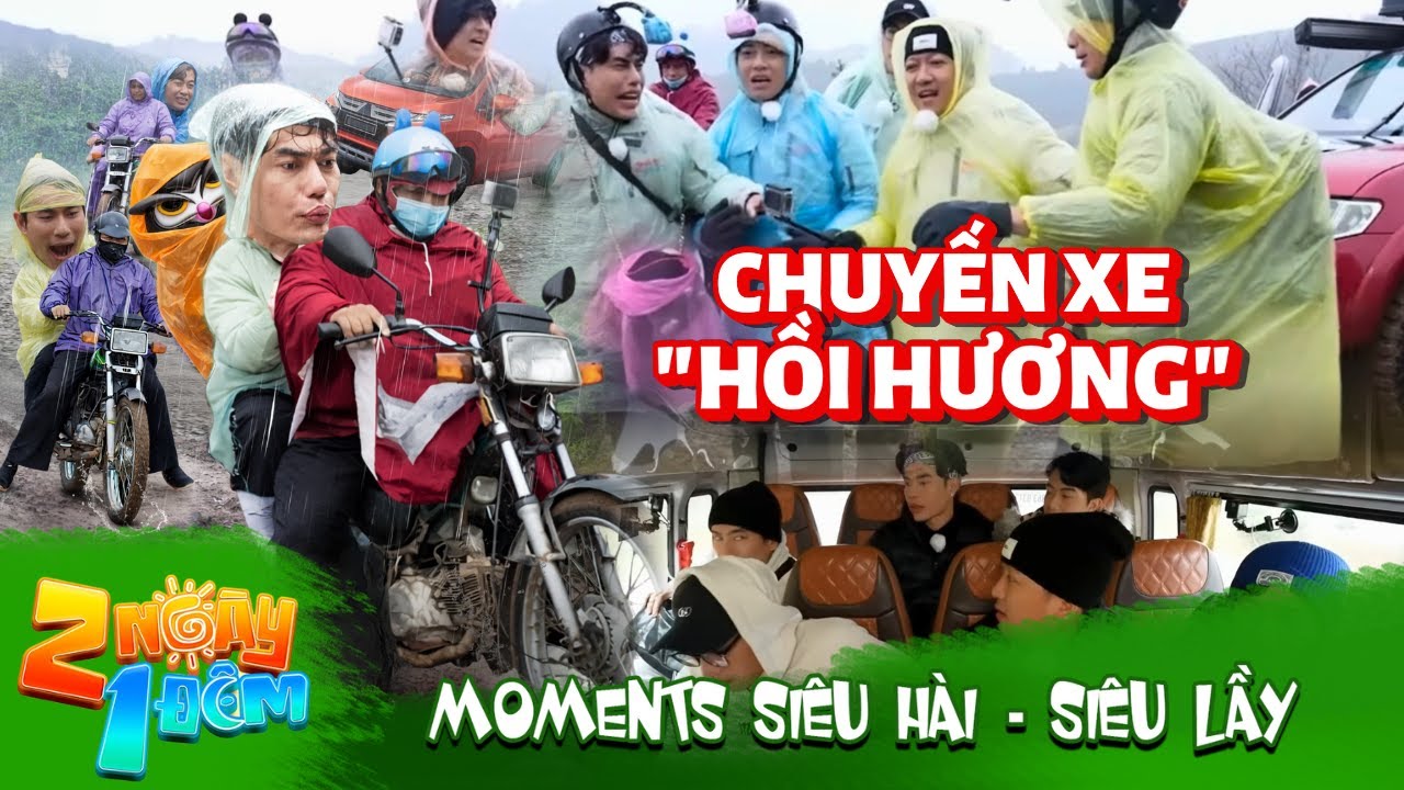chuyến xe "hồi hương" cực bất ổn, dàn cast phải "khóc thét" | Moments siêu hài 2N1Đ