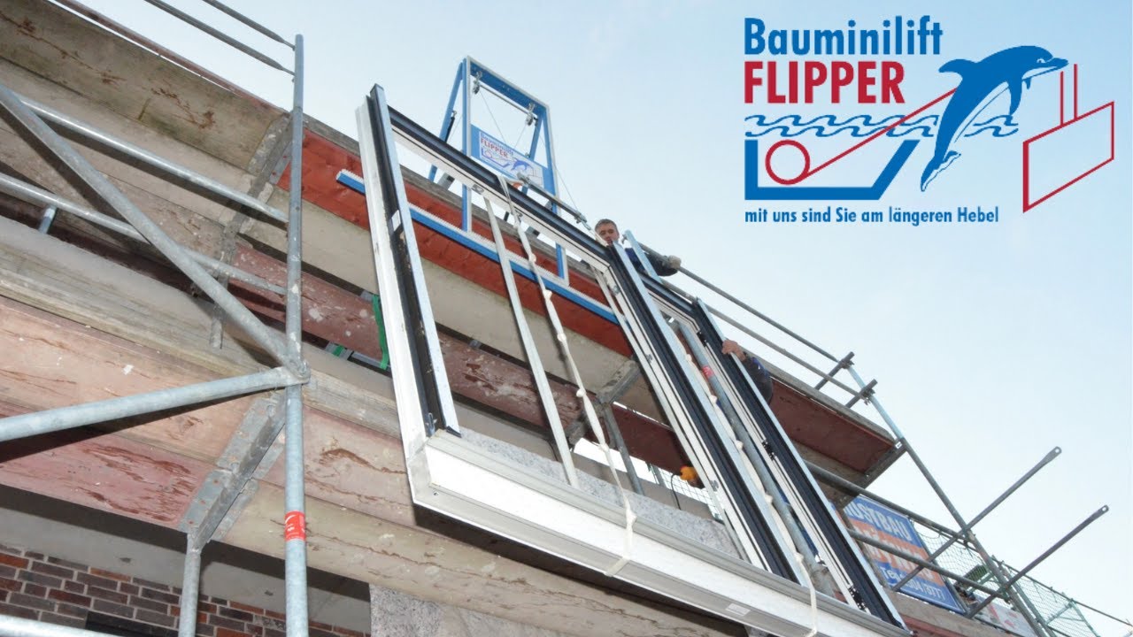 Bau Lift Flipper - Der Smarteste Baulift für Fenster, Türen und vieles mehr!