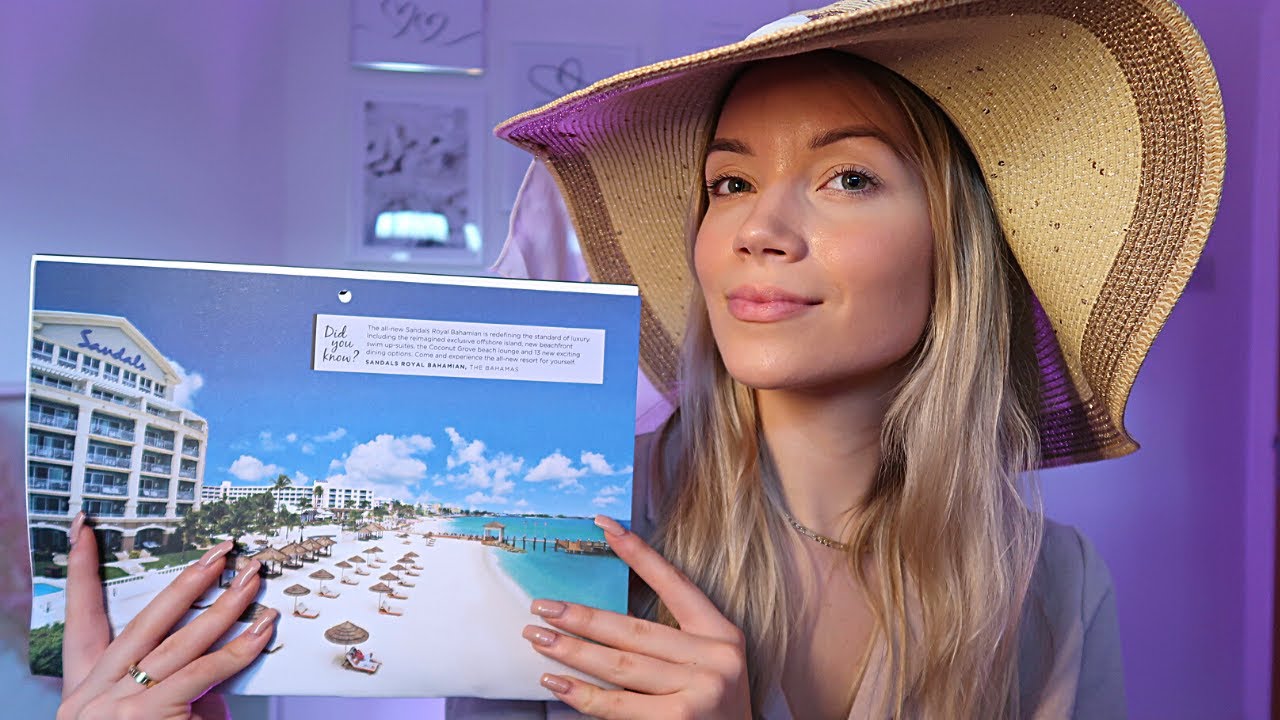 ASMR Travel Agent Roleplay | Page Turning & Typing | Soft Spoken