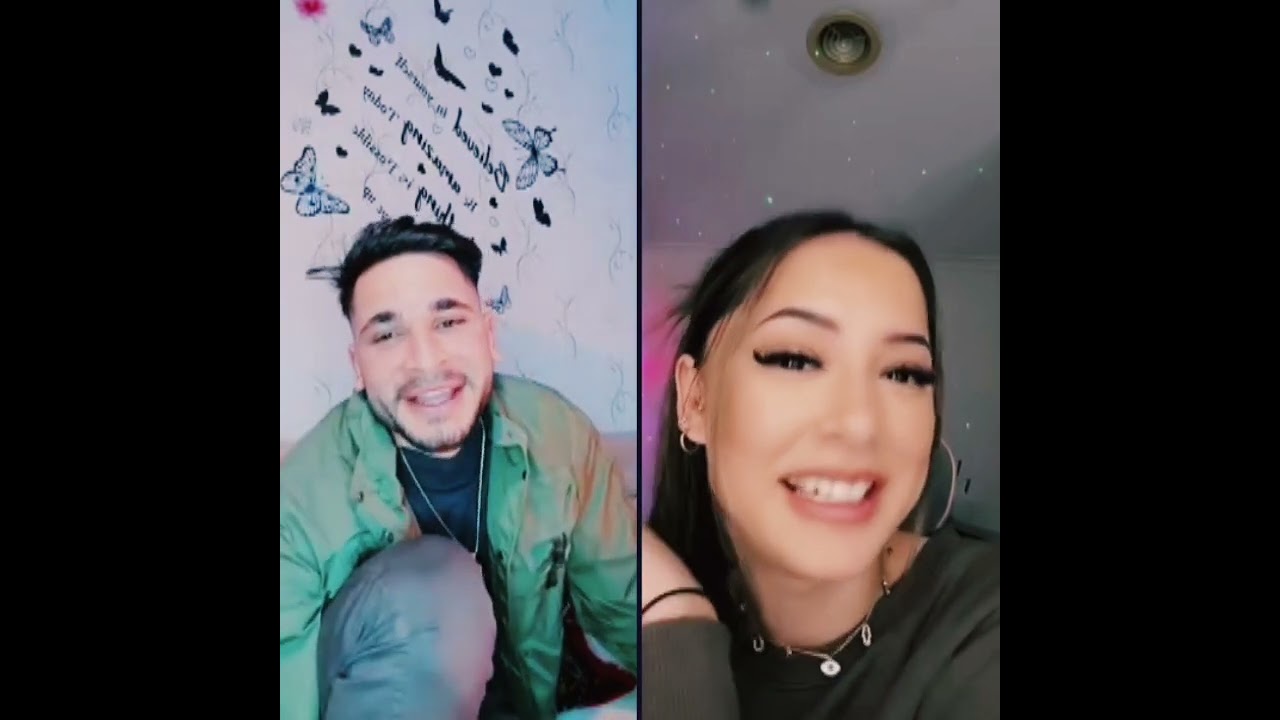 Waliullah and sadiya tik tok live