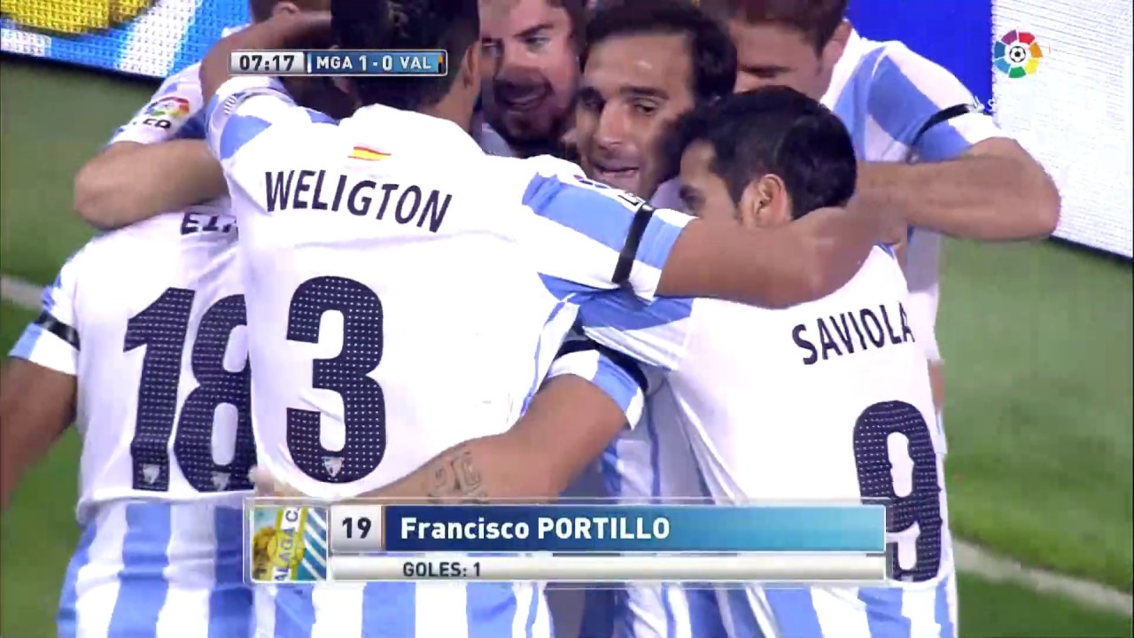 Málaga CF 4 - 0 Valencia CF