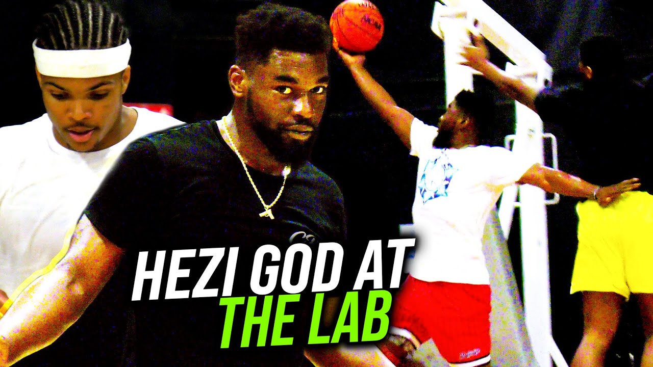HEZI GOD Runs VS G-League & D1 COMPETITION - Late Night Pickup Hoops at THE LAB SESSION