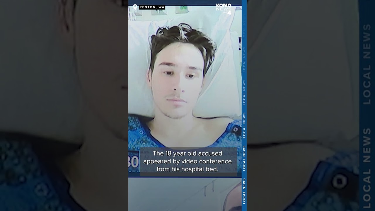 Man charged in deadly 112 mph Renton crash pleads not guilty from hospital bed