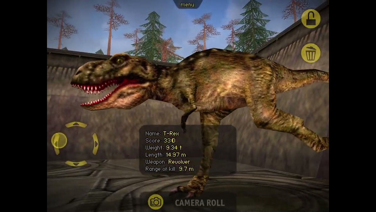 My trophy room in carnivores dinosaur hunter