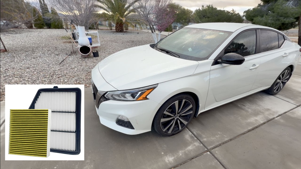 Nissan Altima 2022 Como Cambiar Filtros de Aire Cabina y Motor