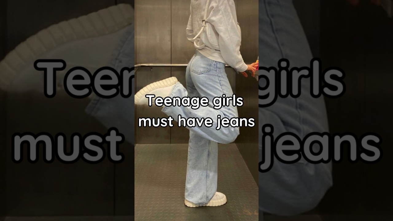 Teenage Girls Must Have Jeans🦋👖#youtubeshorts #shorts