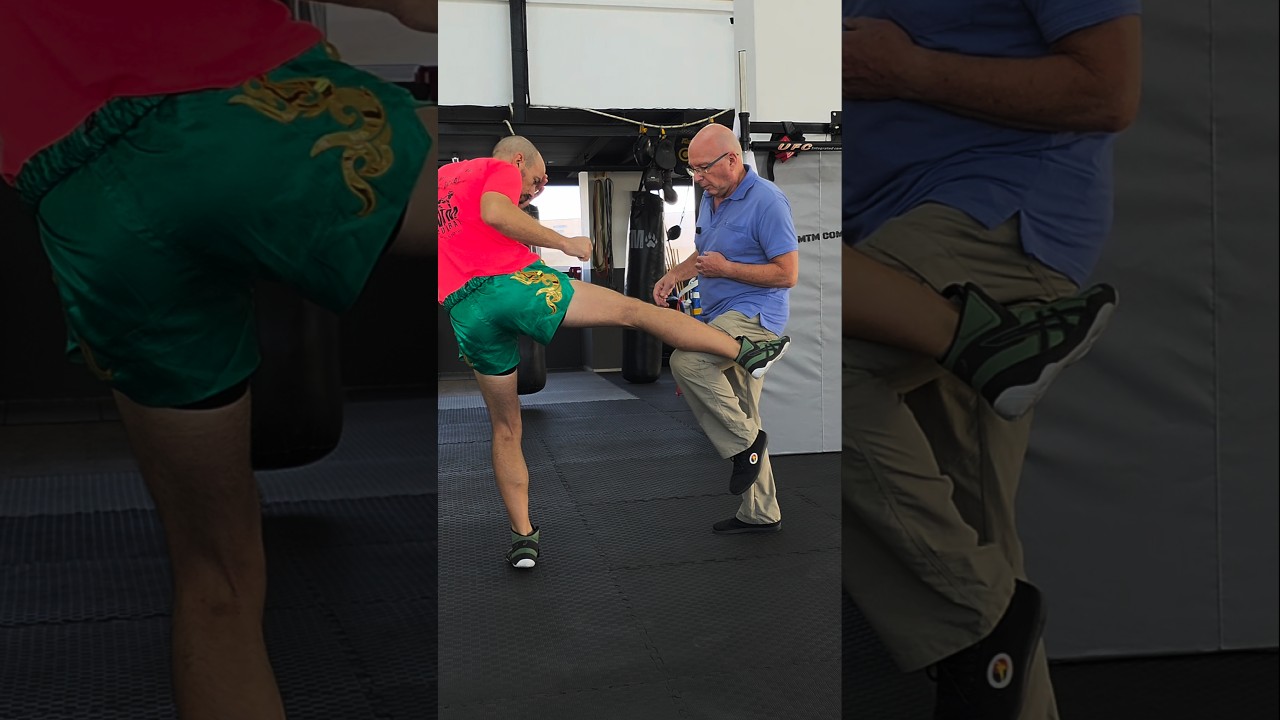 Low Kick Defense: Thai Boxer vs ISAI Natural Movement