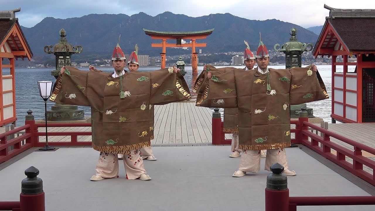 2019宮島厳島神社・地久祭 舞楽 「林 歌」