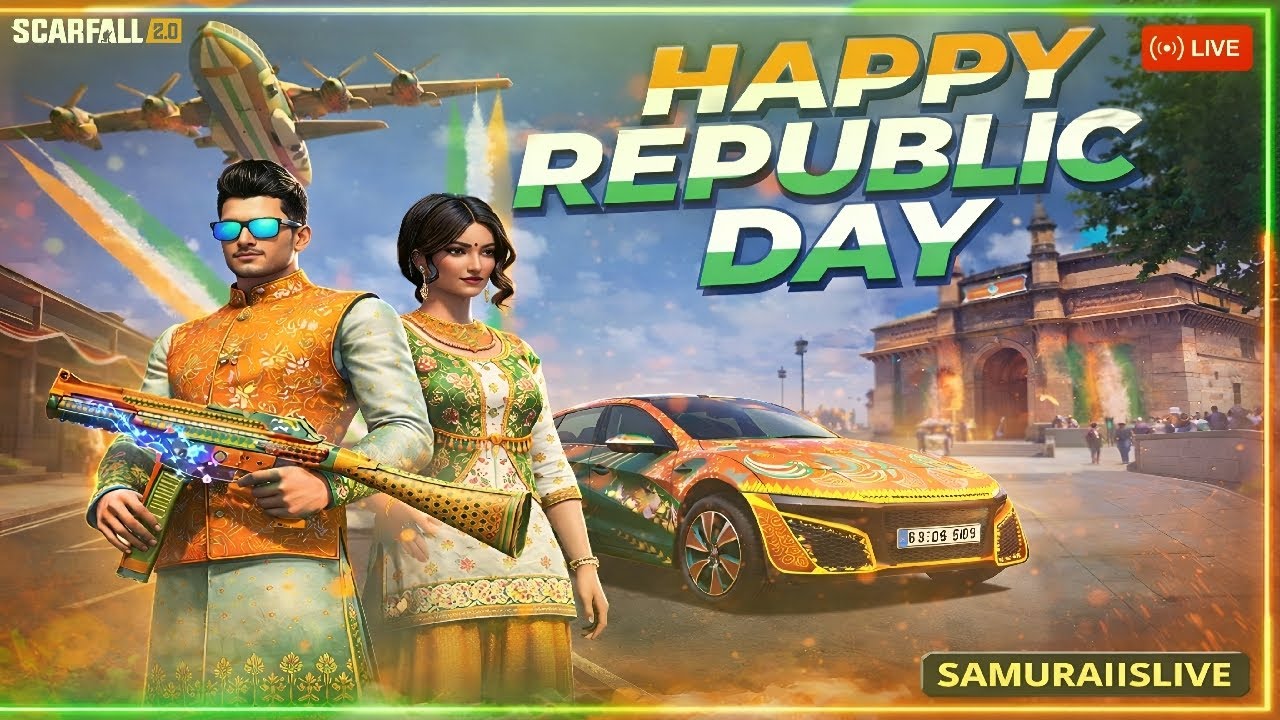 🔴 LIVE | CLUTCH GOD IS HERE 😎||ScarFall 2.0 – From Noob to Pro Journey 😎 #Scarfall2.0