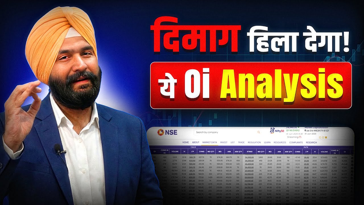 Open Interest Analysis का Next Level Breakdown! | CA. Sumeet Mongia