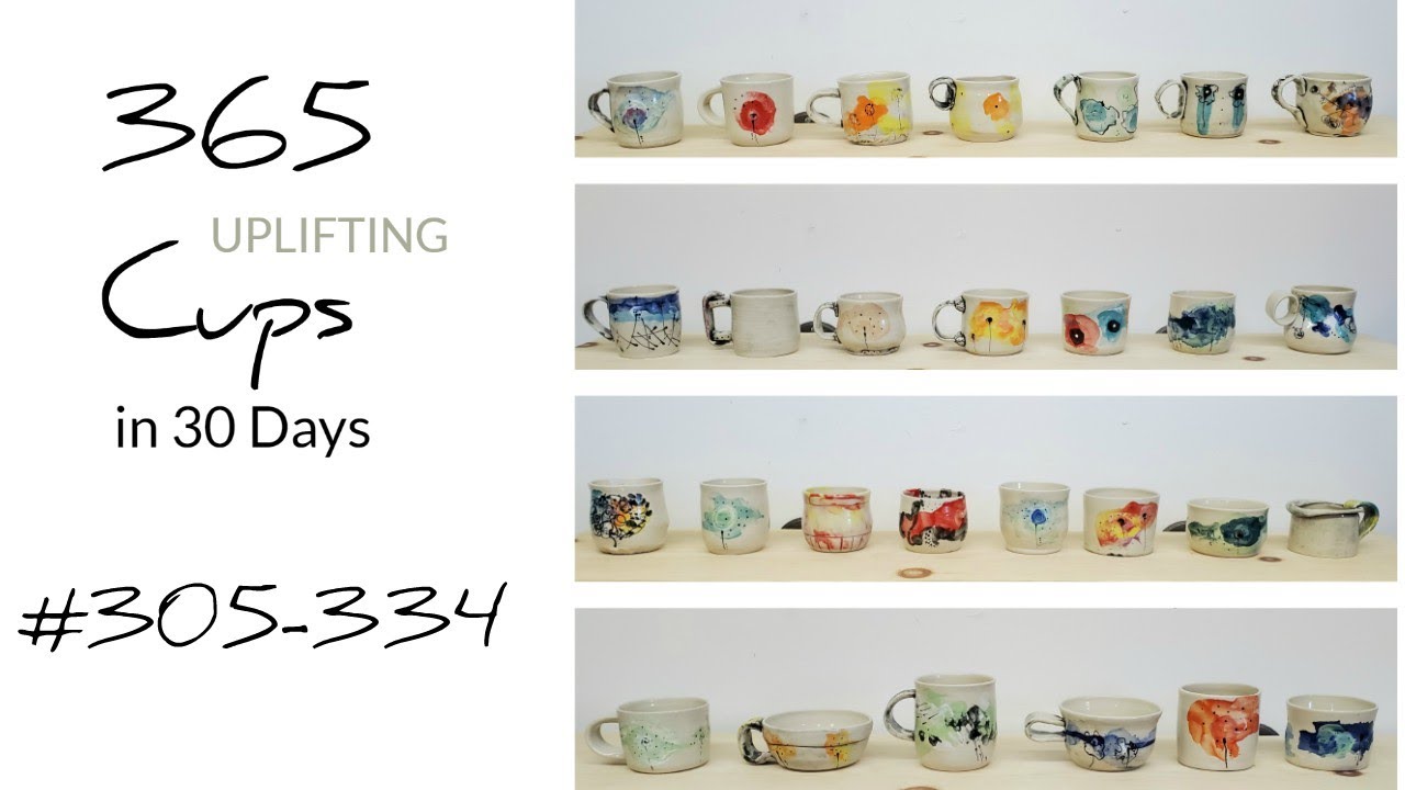11- Underglaze Technique Idea - 365 Cups in 30 Days