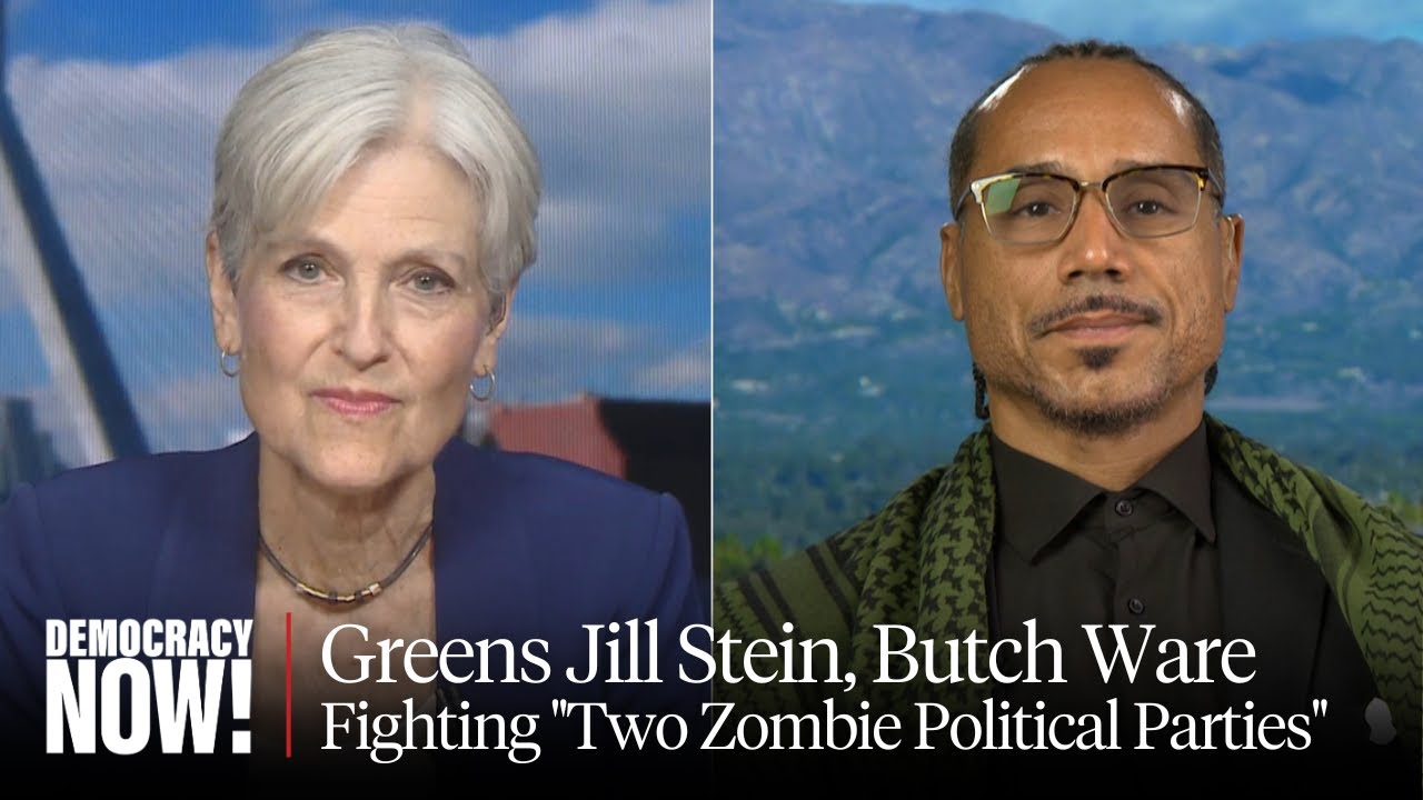 Green Pres. & VP Candidates Jill Stein, Butch Ware on Gaza & Fighting 