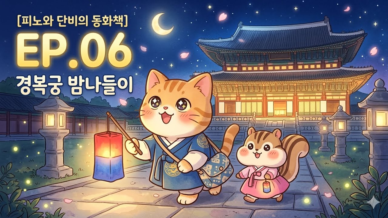 피노와 단비의 동화책 EP.06 | 경북궁 밤나들이