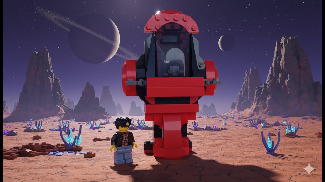 Lego Rowlett's Revenge Starfighter build instructions