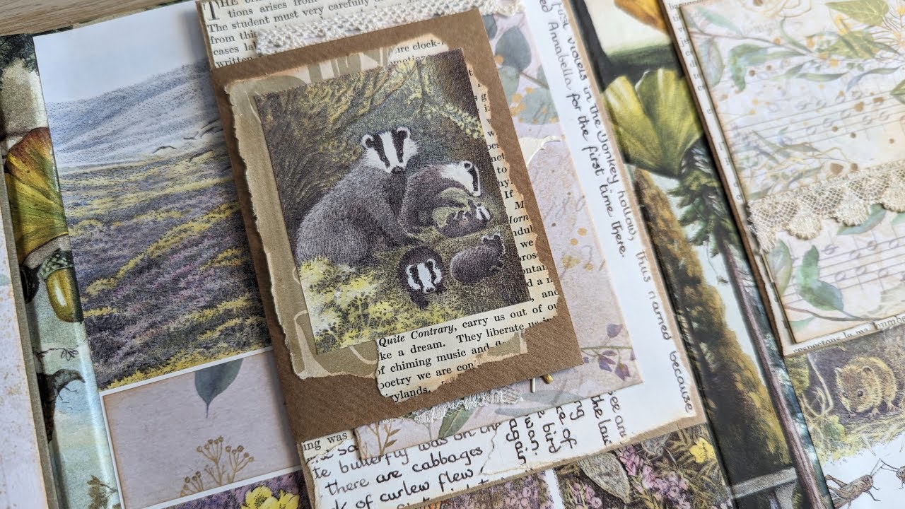 Secret Garden Lapbook Junk Journal: Part 3 ~ Adding Ephemera ~ Junk Journal Ideas