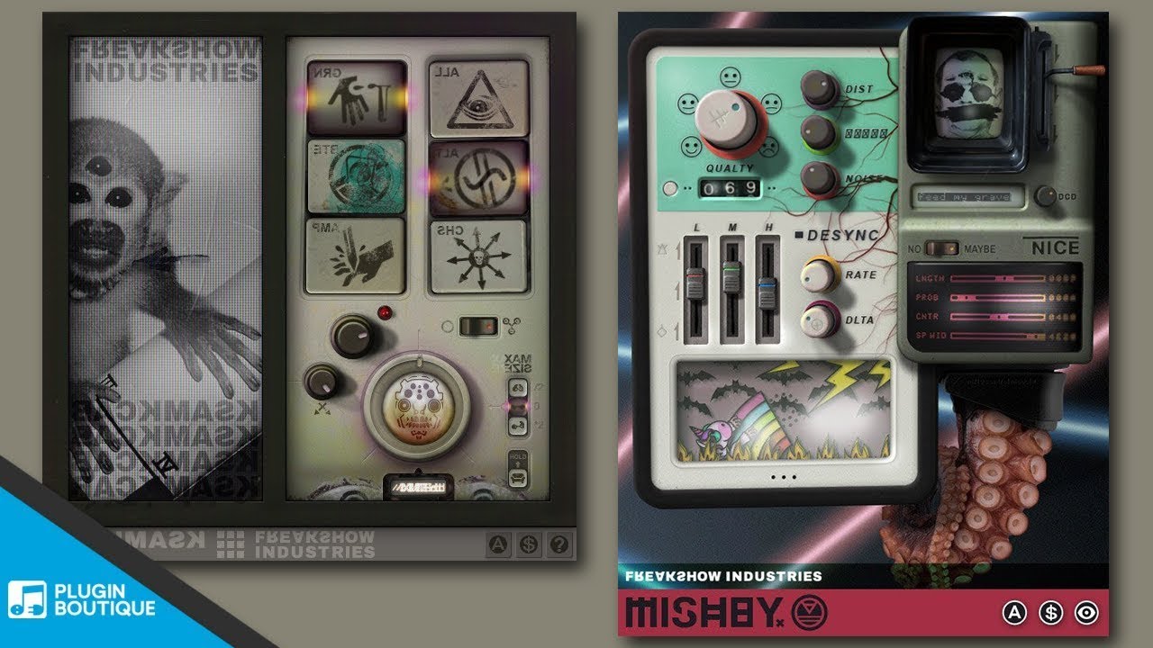 Freakshow Industries 怪奇的プラグイン3つを紹介 | Mishby, Dumpster Fire, Backmask Plugins |日本語吹替