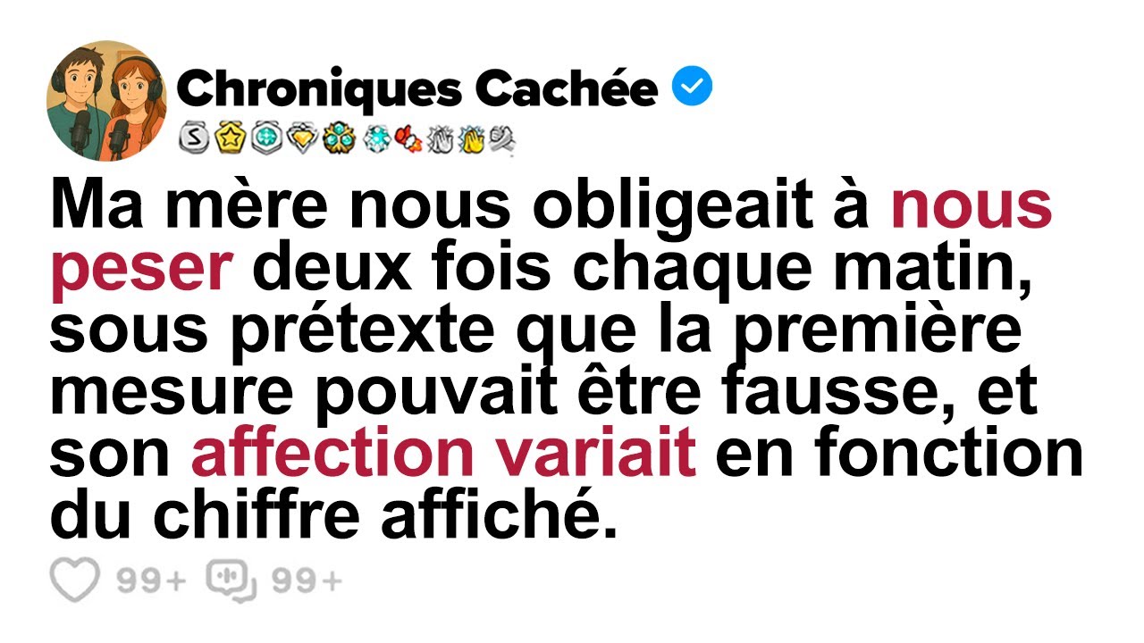 [HISTOIRE COMPLÈTE] À quel moment as tu compris que ta mère ne t’avait jamais aimé ?