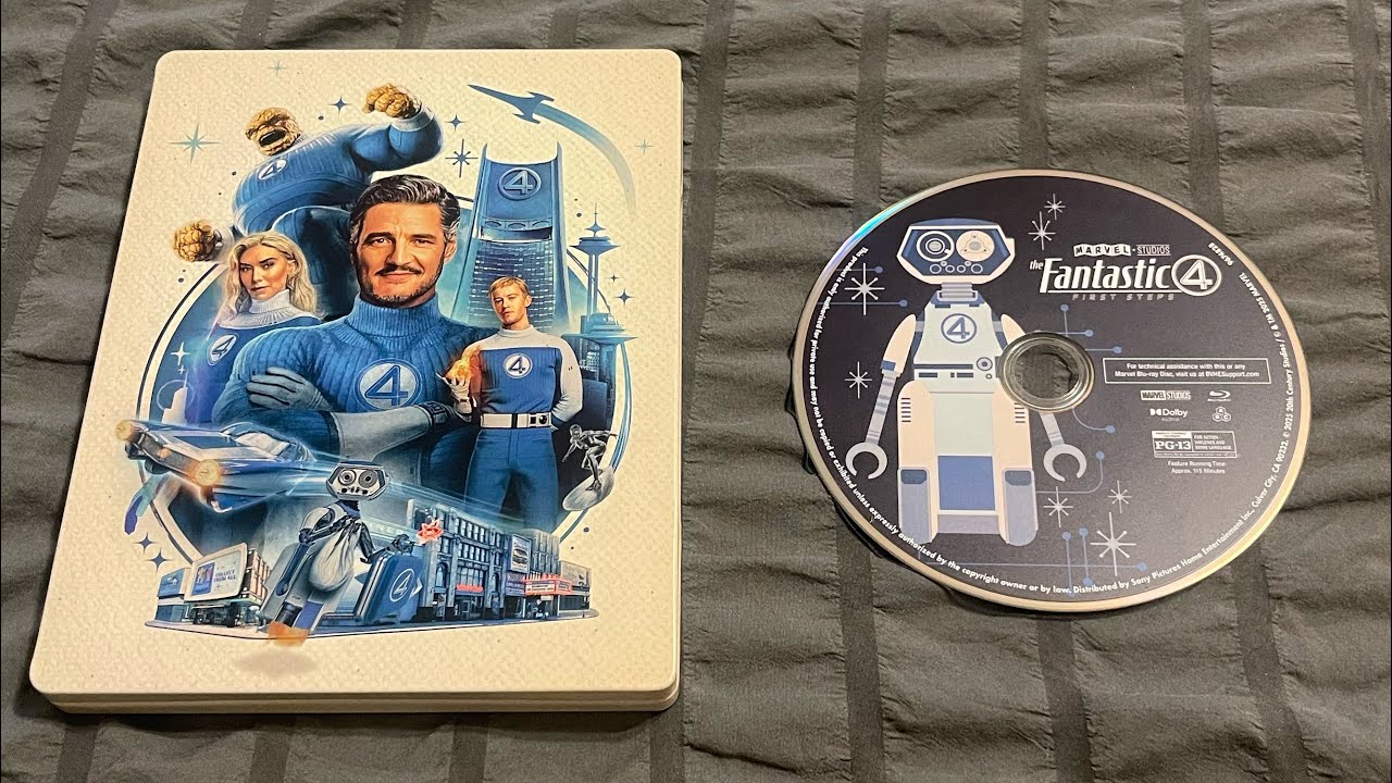 Opening and Closing to The Fantastic Four: First Steps 2025 Blu-ray