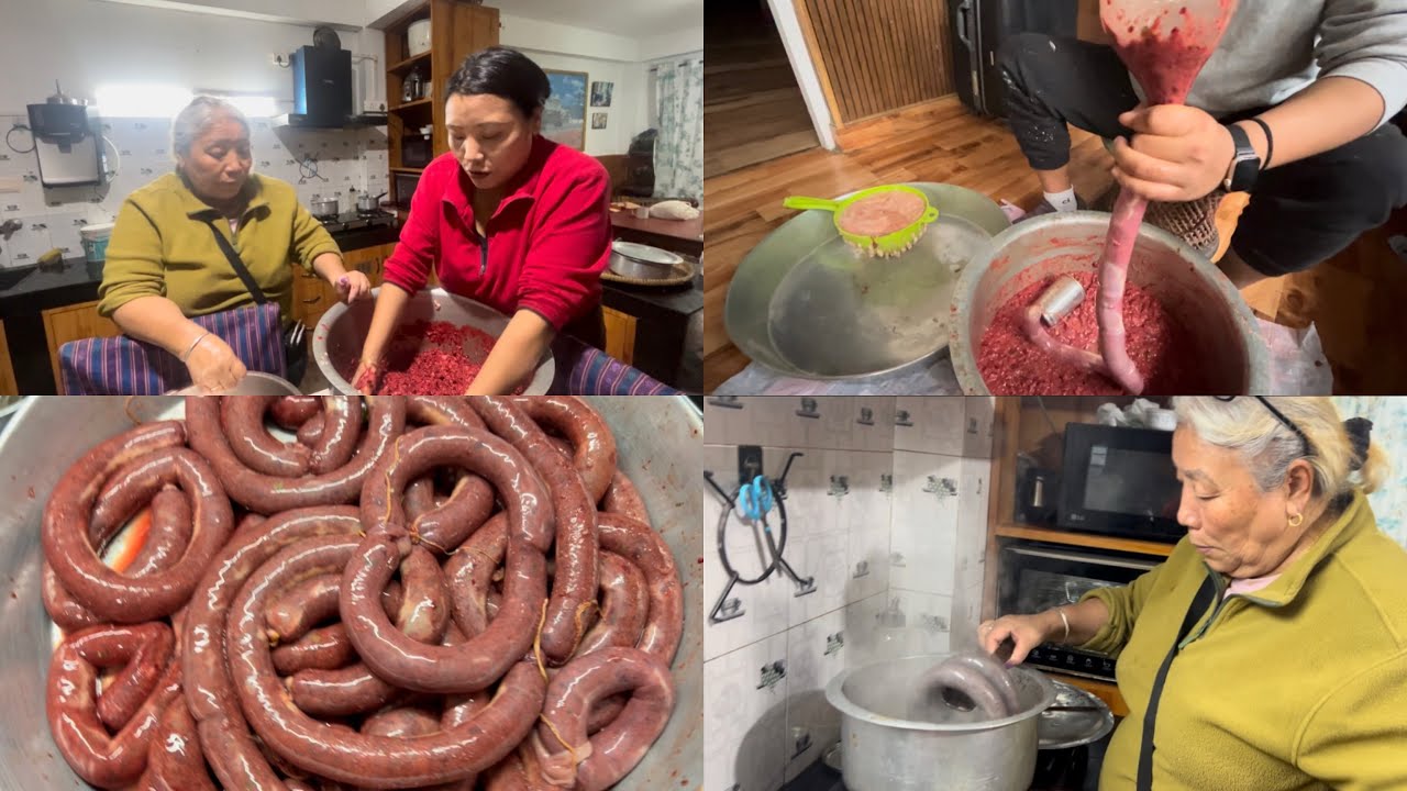 Making gyuma for losar ##tibetanvlogger #food #losarfestival  