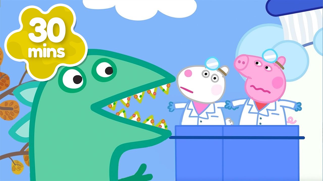 Peppa Pig Tales 🪥 Peppa Brushes DINOSAUR Teeth 🦷 BRAND NEW Peppa Pig Episodes