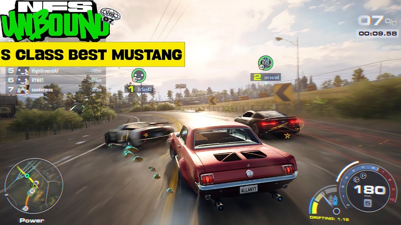 Ford Mustang 65 is The Best Mustang in NFS Unbound Online S Class