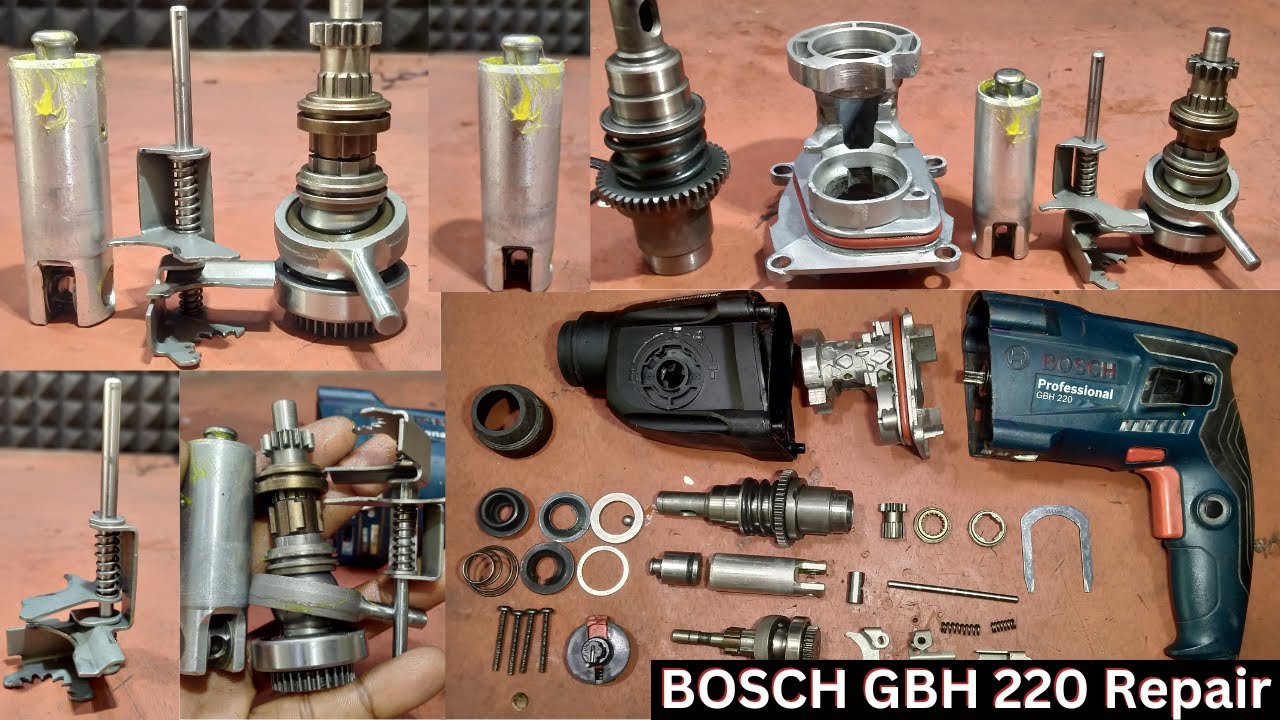 BOSCH GBH 220 HAMMER DRILL REPAIR | BOSCH HAMMER DRILL REPAIR | 2 20MM HAMMER DRILL Technical sritam