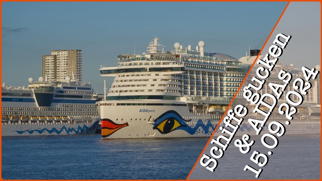 Schiffe gucken im Hamburger Hafen am 15.09.2024 - Live