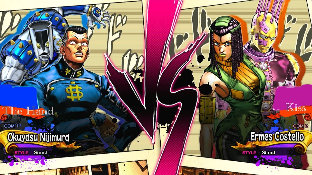 Jojo ASBR What If Okuyasu vs Ermes