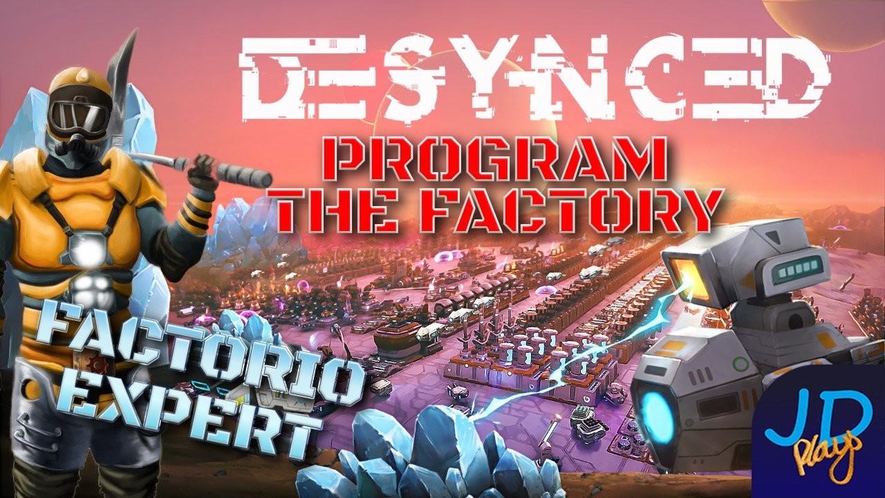 Can a Factorio Expert ⚙ Program a Factory in Desynced 🔴 Live
