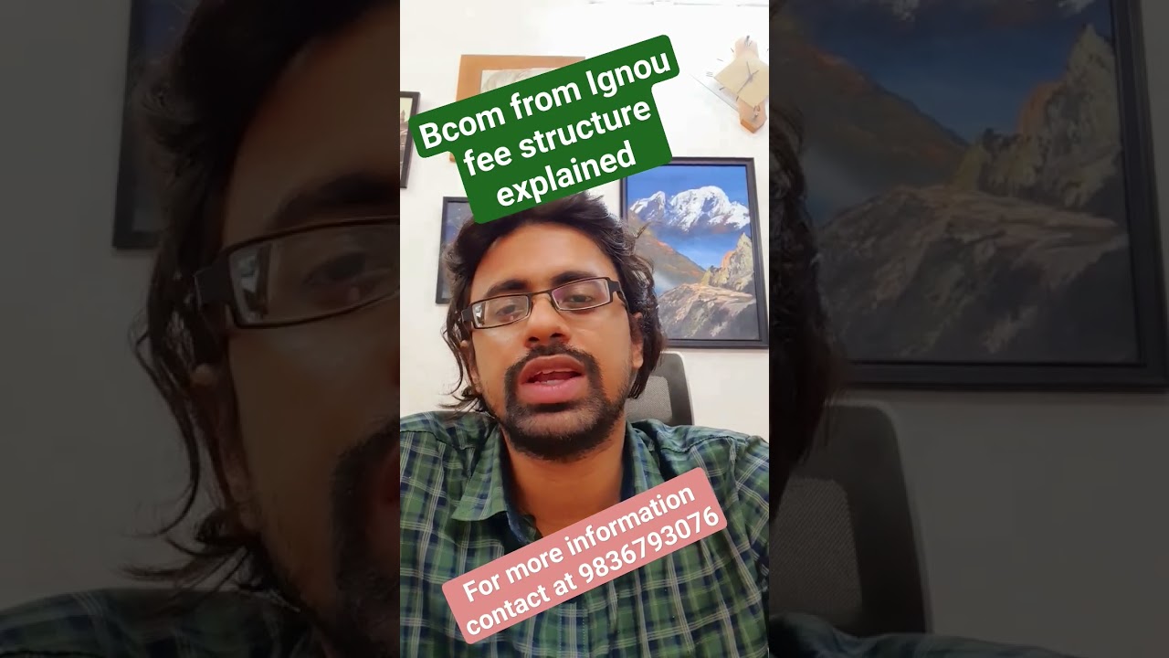 Структура платы за обучение по программе Bcom от ignou #экзамен #подготовка #учеба #ignou #студен...