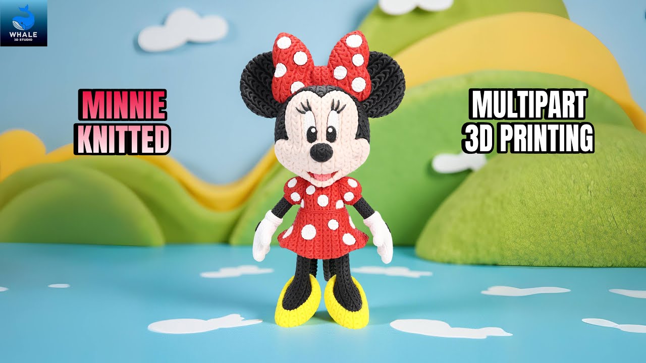 Minnie - Knitted - Crochet - Multipart 3D Printing