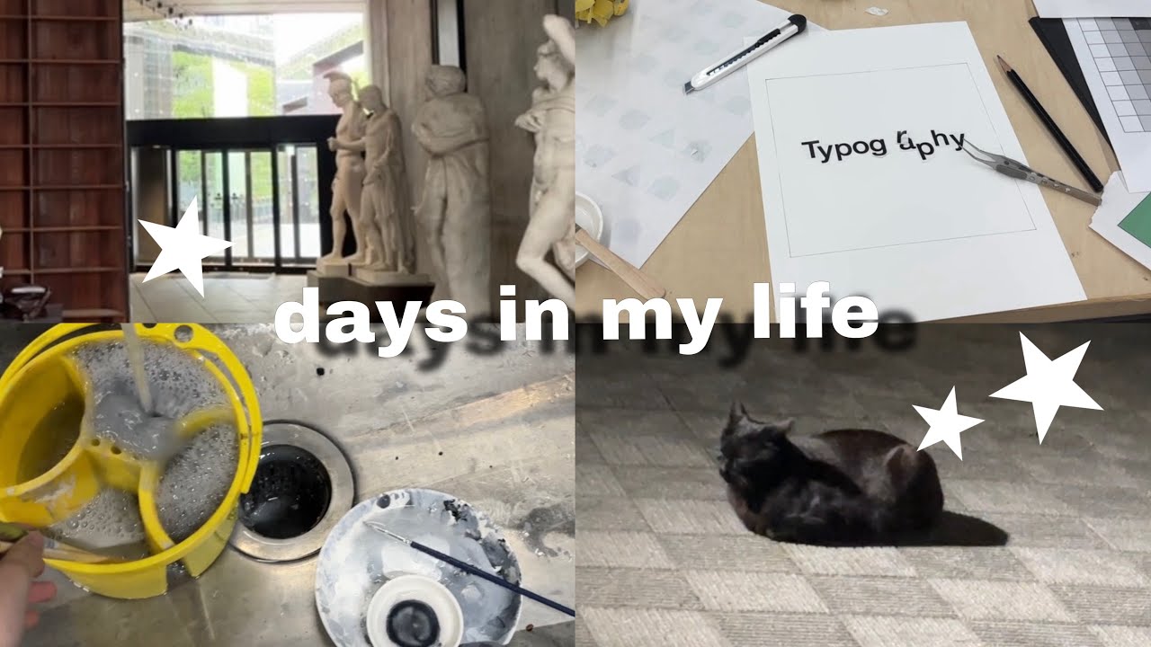 【疲労】限界美大生の1週間Vlog