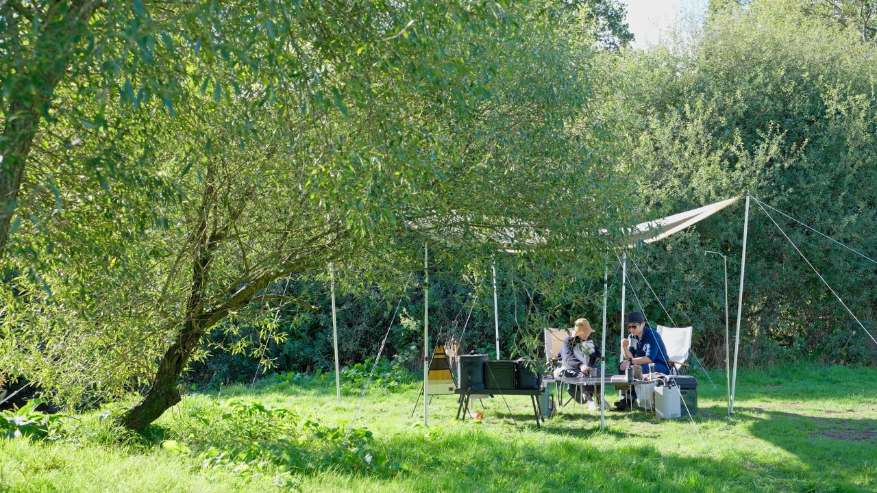 Camping in the Rain at Riverside Farm | UK Camping Vlog | Ep. 06 | Snow Peak Alpha Breeze