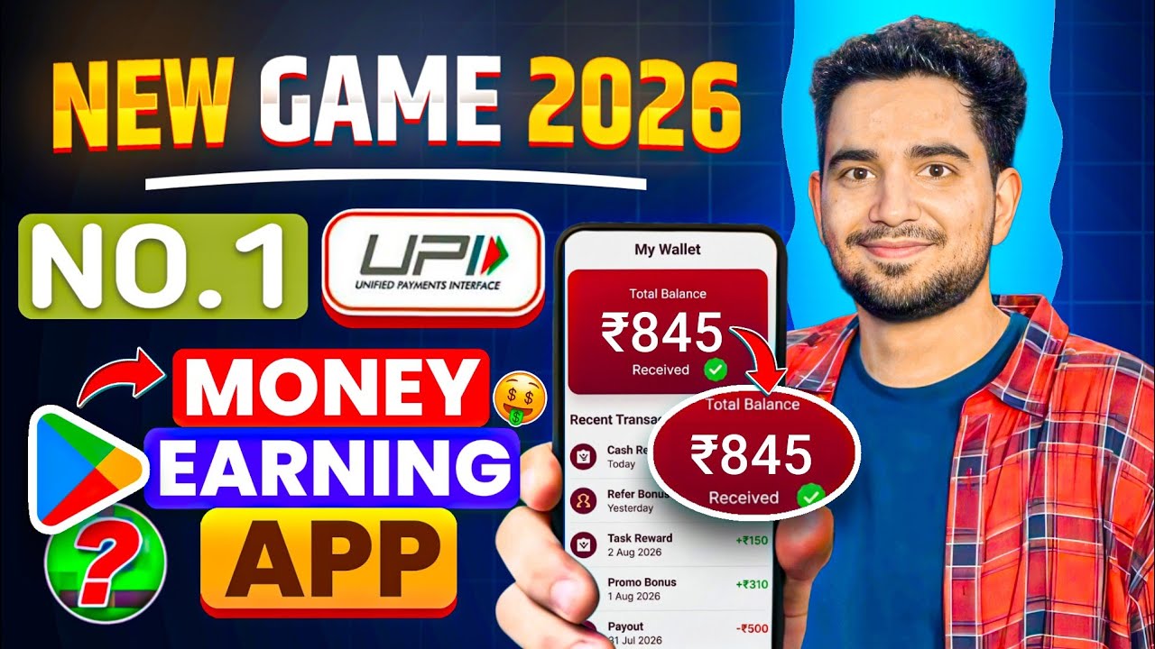 Money Earning App 2026 | NEW UPI MONEY EARNING APP | New Earning App Today