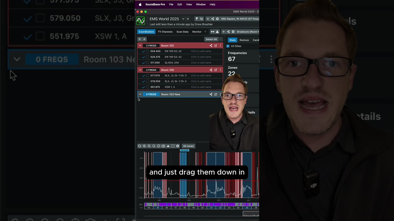 RF Coordination Tips: SoundBase Health Check #rfcoordination #soundbase