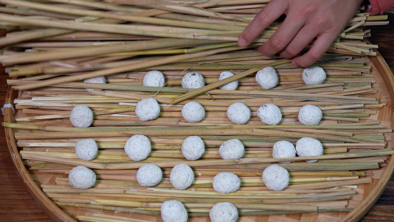 Приготовление китайского ферментированного сладкого риса из диких цветов