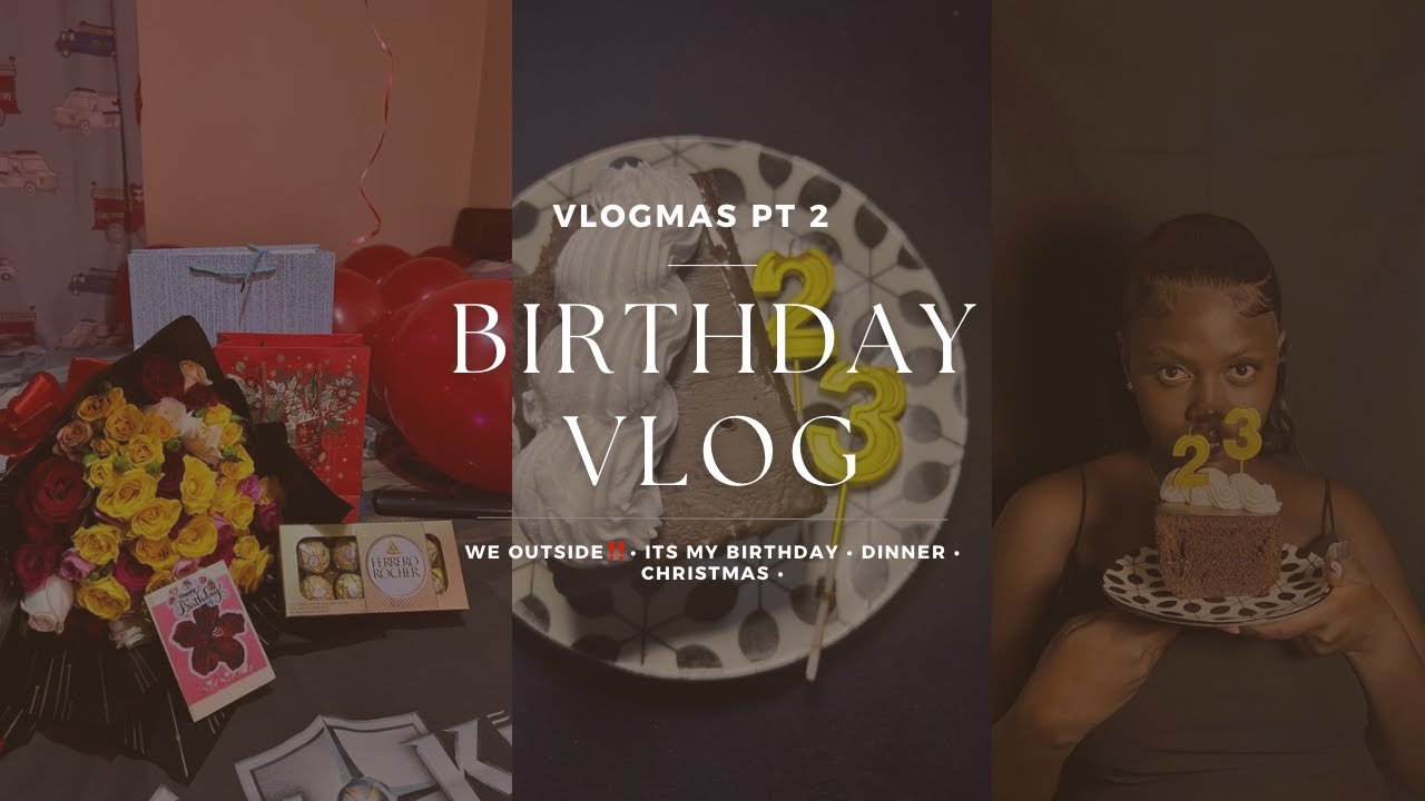 VLOGMAS PT 2: ITS MY BIRTHDAY!!! | WE  OUTSIDE | DETTY DECEMBER | CHRISTMAS ~ HAPPY NEW YEAR GUYS😍