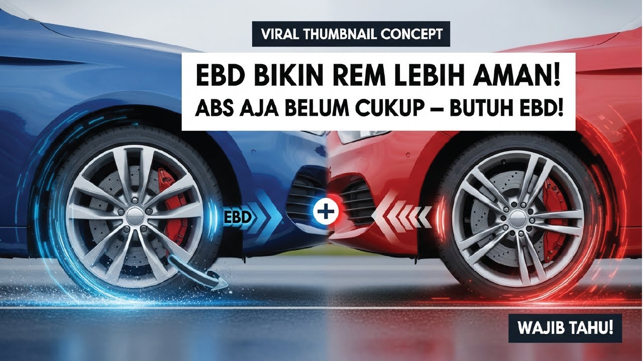 Cara Kerja Sistem Pengereman EBD — Dijelaskan Paling Jelas & Detail! 🚨 Lebih Aman dari Rem Biasa?